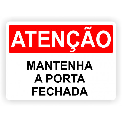 Placa de Sinalização - Atenção 1